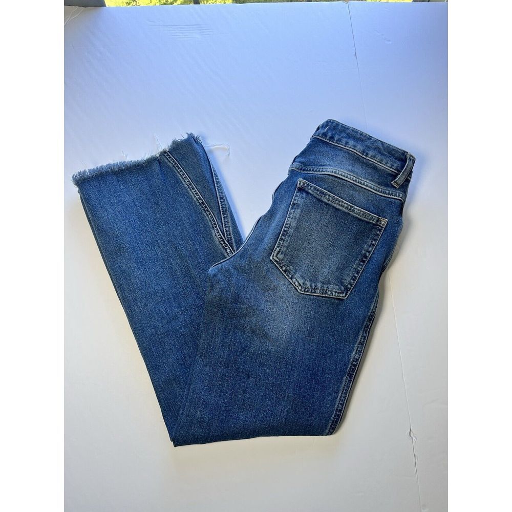 Free People Flare Leg Blue‎ Jeans Women's Sz 26x25.5